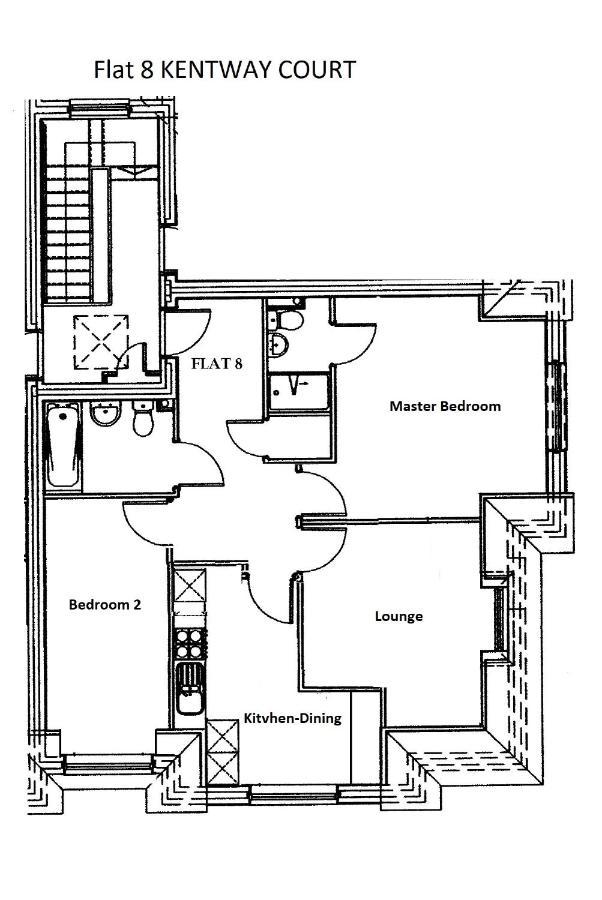2 Bedroom 2 Bathroom Apartment 8 Including Free Parking Бромли Екстериор снимка